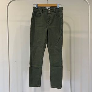 Loft Green Skinny Jeans